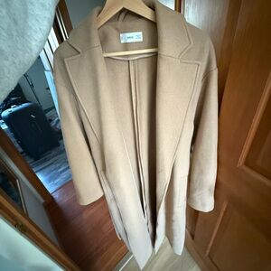 Mango Classic Camel Trench Coat